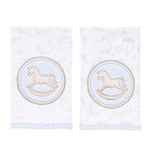 Babinha Suedine c/ 2 peças Baby Blue