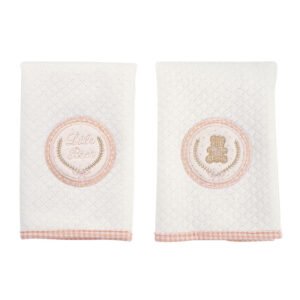 Babinha Suedine c/ 2 peças Little Bear Rosa