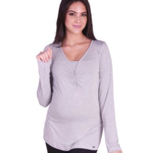 Blusa Amamentação com Top