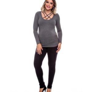 Blusa Decote com Tiras