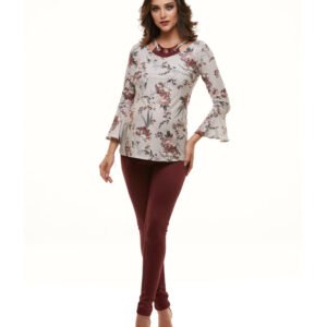 Blusa Recorte Ilhós