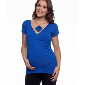Blusa Transpassada Manga Curta