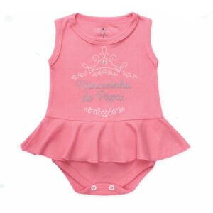 Body com Saia Princesinha do Papai