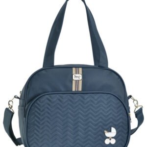 Bolsa Maternidade G ZigZag Azul Marinho