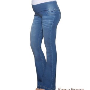 Calça Flare Moletom Jeans
