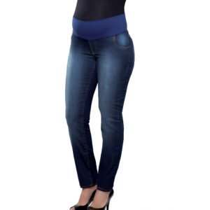 Calça Slim com Pespontos Finos