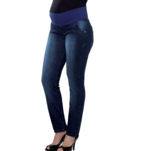 Calça Slim Pesponto Açafrão