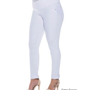 Calça Slim com Pesponto Triplo
