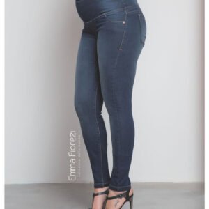 Calça Slim com Pespontos Largos