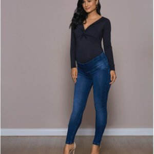 Calça Slim Jeans Moletom