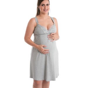 Camisola com Renda e Alça Click