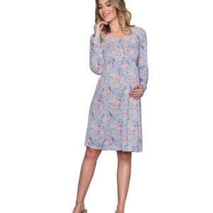 Camisola Estampada com Renda