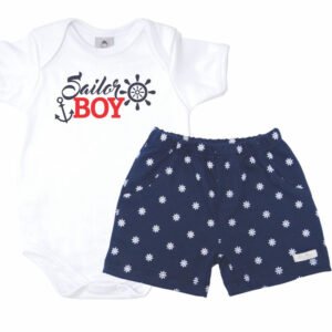 Conjunto Body Sailor Boy