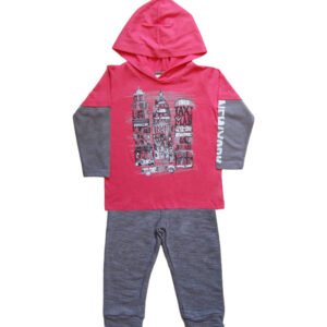 Conjunto Camiseta e Calça Moletom