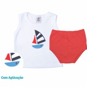 Conjunto Cobre Fralda Barco