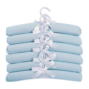 Conjunto com 6 Cabides Little Bear Azul
