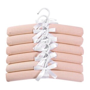 Conjunto com 6 Cabides Little Bear Rosa