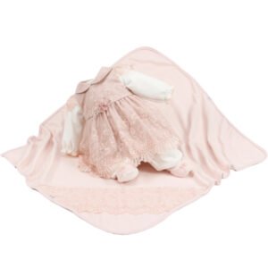 Kit Maternidade Macacão com Vestido e Manta Duda