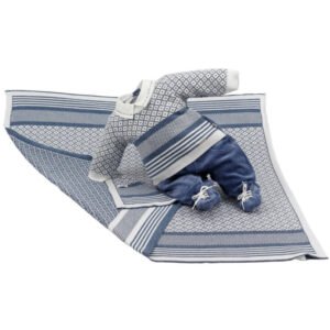 Kit Maternidade Tricot Manta e Macacão Pedro