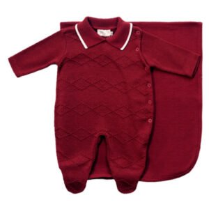 Kit Maternidade Tricot Losangos