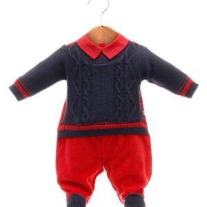 Macacão Tricot Antonio Vermelho