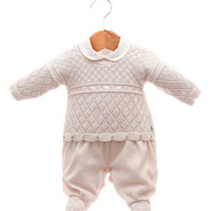 Macacão Tricot Beatriz Rosa