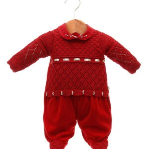 Macacão Tricot Beatriz Vermelho