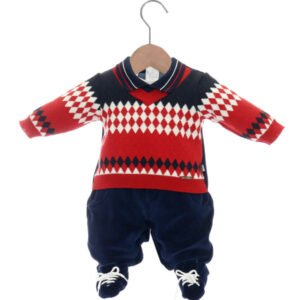 Macacão Tricot e Plush Rafael