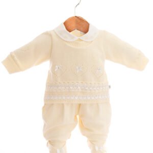Macacão Tricot Giovana Amarelo