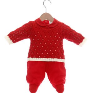 Macacão Tricot Isabelly Vermelho