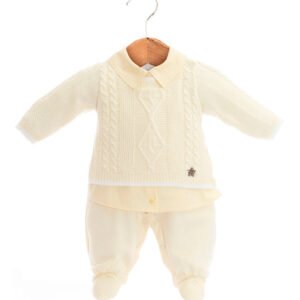 Macacão Tricot Kauan Amarelo