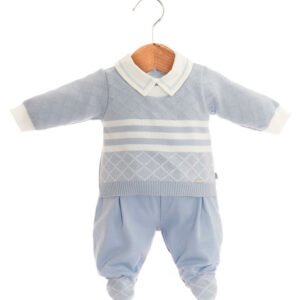 Macacão Tricot Noah Azul