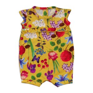 Macaquinho Floral Amarelo