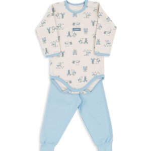 Pijama Body Ursinho Azul