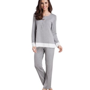 Pijama com Detalhe na Barra