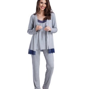 Pijama Mescla 3 Peças