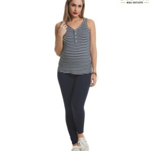 Regata Básica Botões Madison Marinho