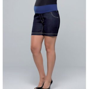 Shorts Jeans com Pesponto Triplo