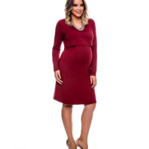Vestido Amamentação com Cropped
