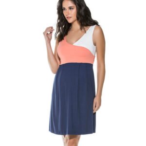 Vestido Amamentação Decote Transpassado