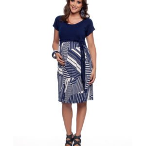 Vestido Estampa Listras com Amarração