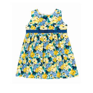 Vestido Floral Azul