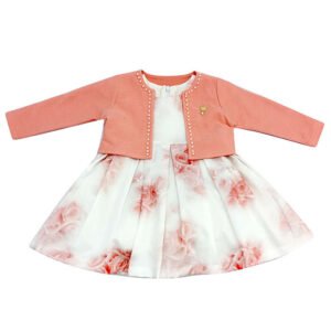 Vestido Floral com Bolero