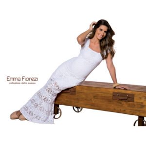 Vestido Longo de Renda