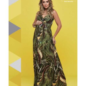 Vestido Longo Drape Waves