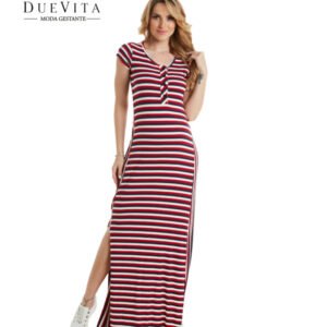 Vestido Longo Nesga Amamentação