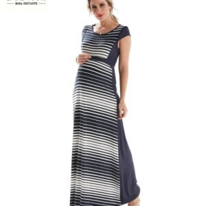 Vestido Longo Solares Marinho